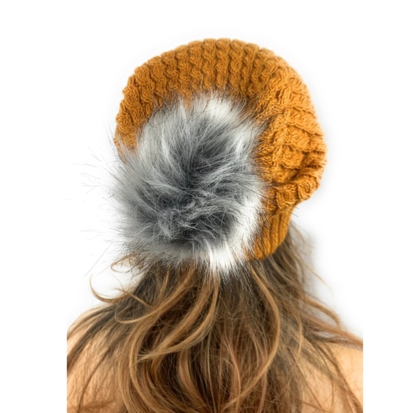 Slouch Beanie Yellow - Picture 3 of 6